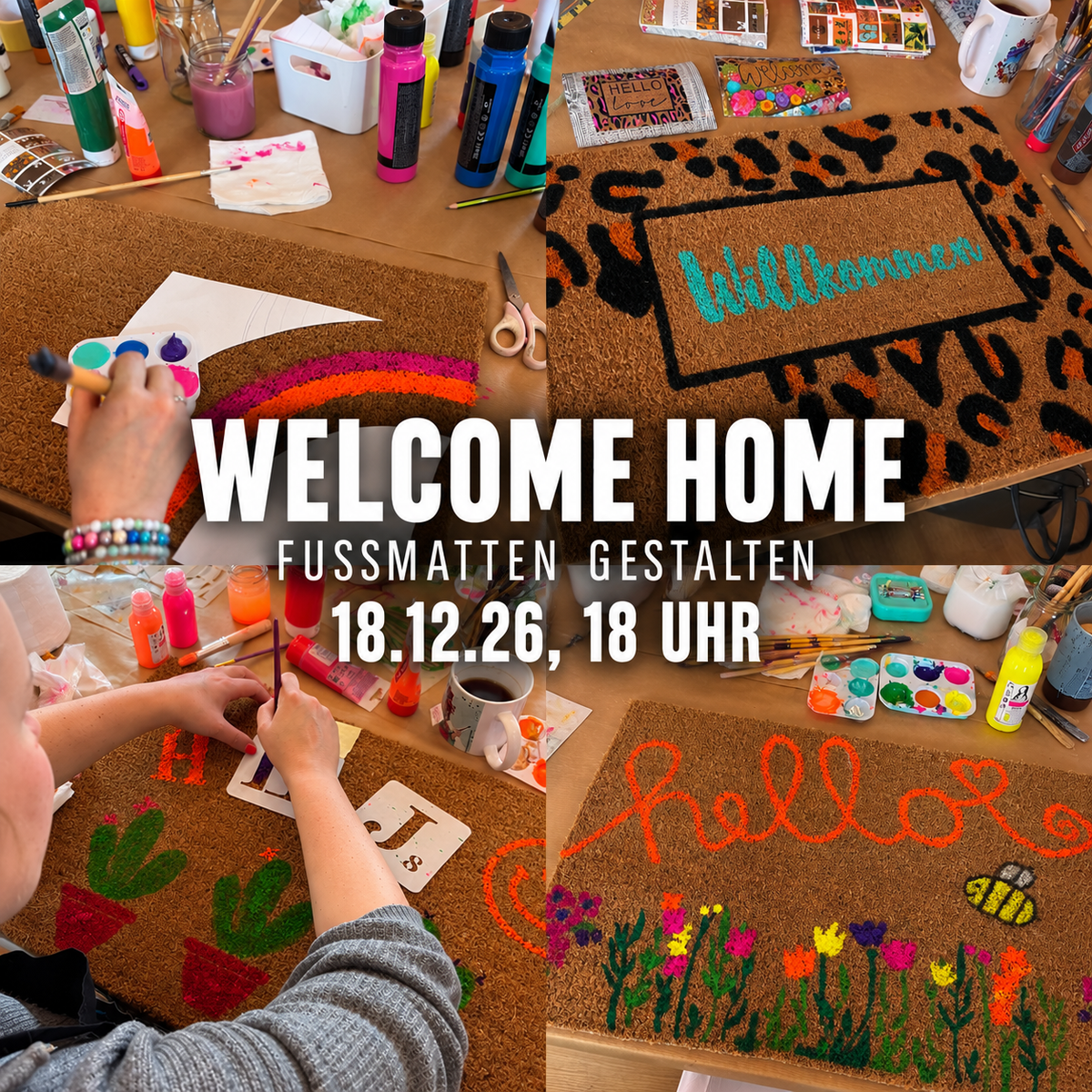 WELCOME HOME - Fußmatte gestalten 18.12.26