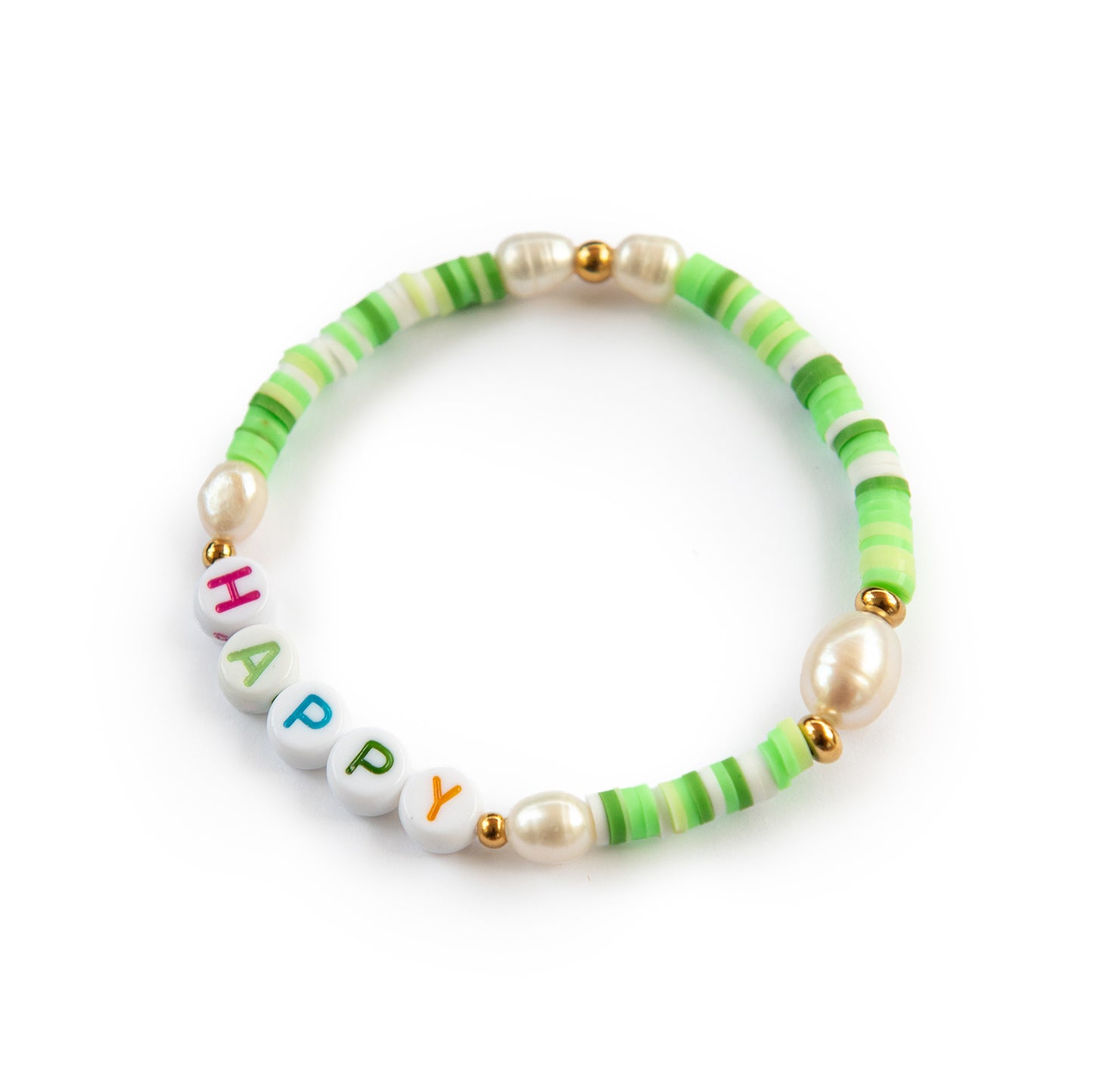 Perlenarmband "nele" mit Wunschtext
