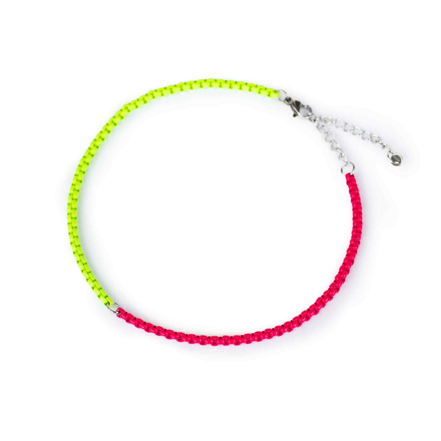 Fußkettchen "steelpop" (verschiedene Farben+Anhänger zur Auswahl)