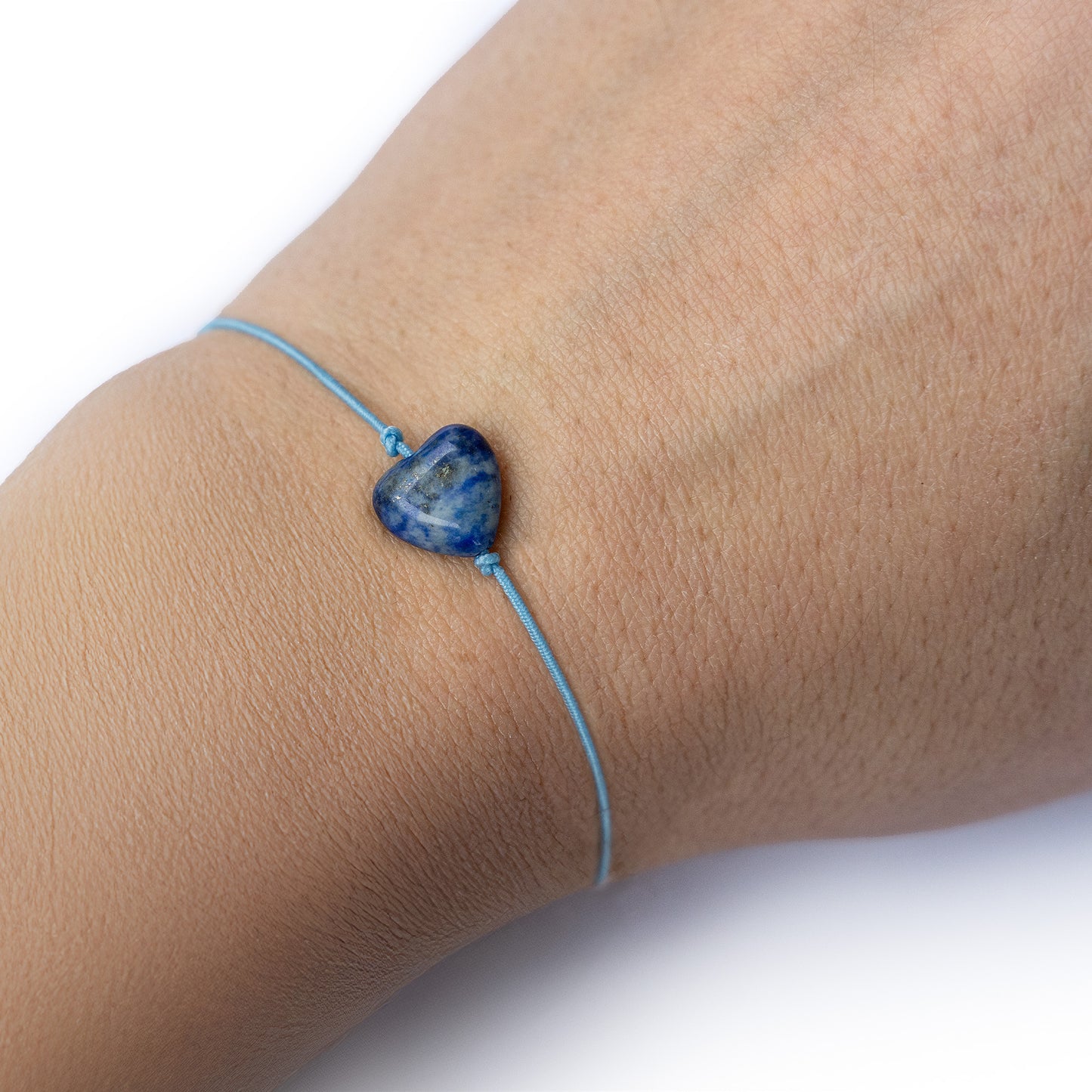 Glücksbändchen "lapislazuli"