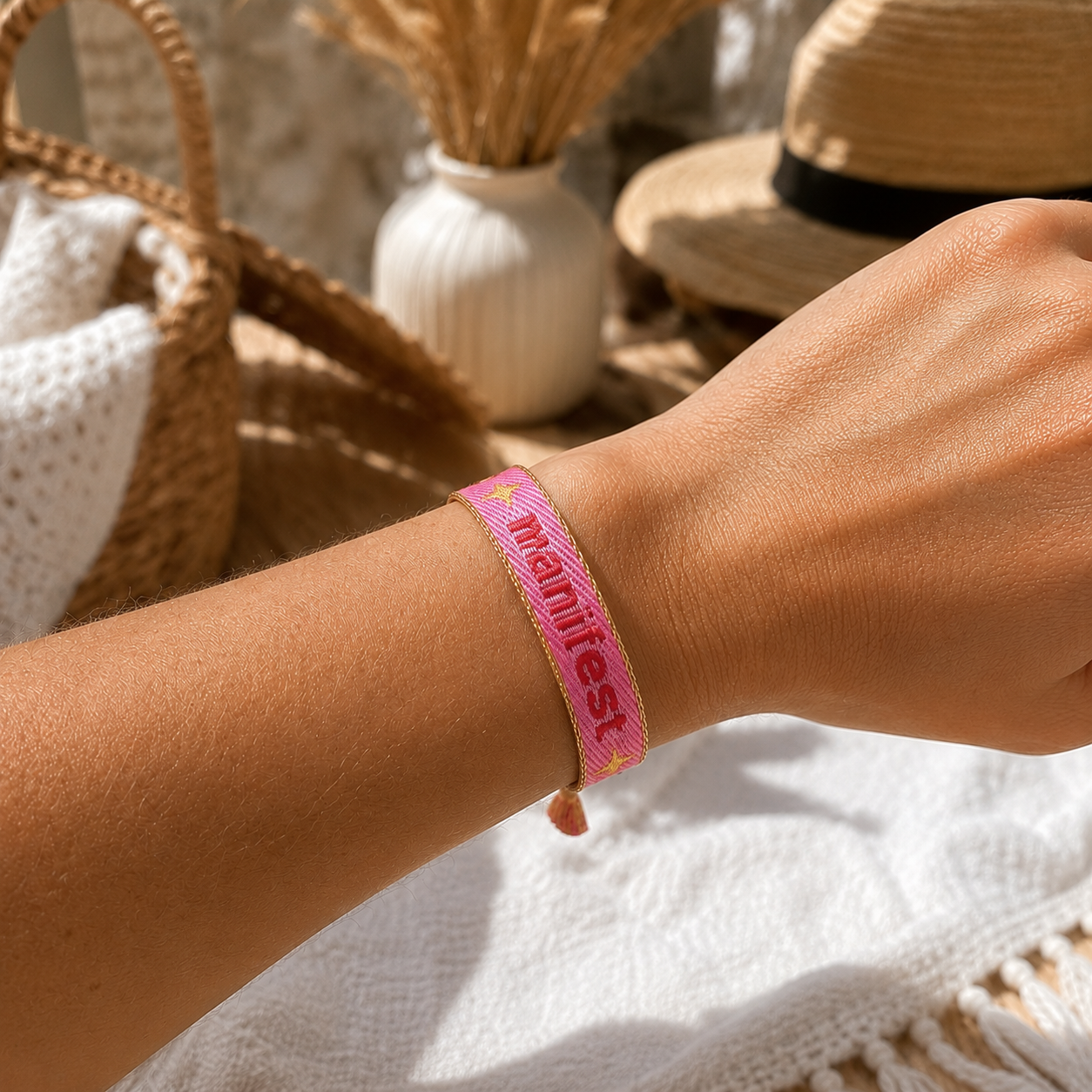 Statementarmband "manifest" (mit Druckknopf)