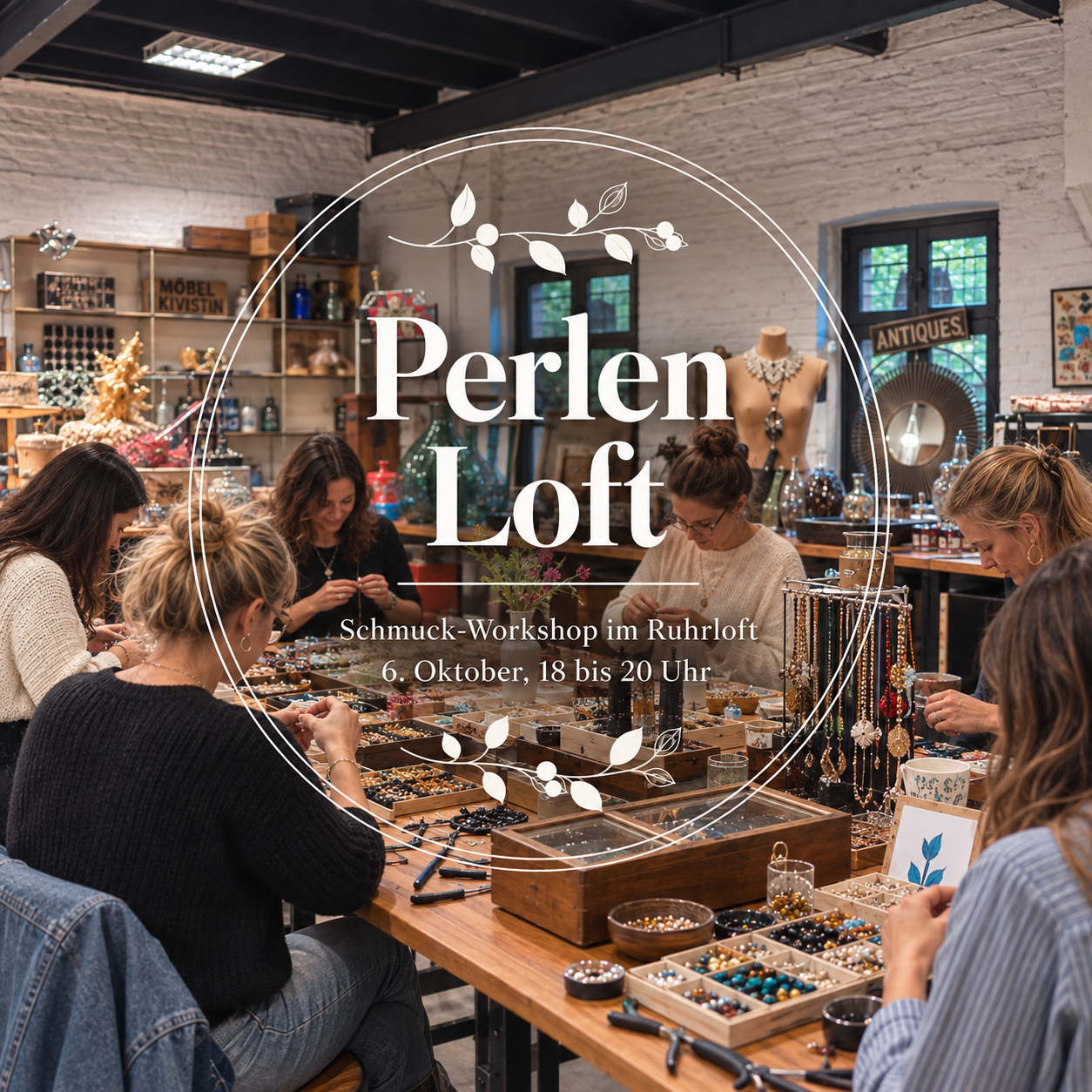PERLENLOFT - Schmuckworkshop - die AfterWorkSession im Werkloft Ruhr