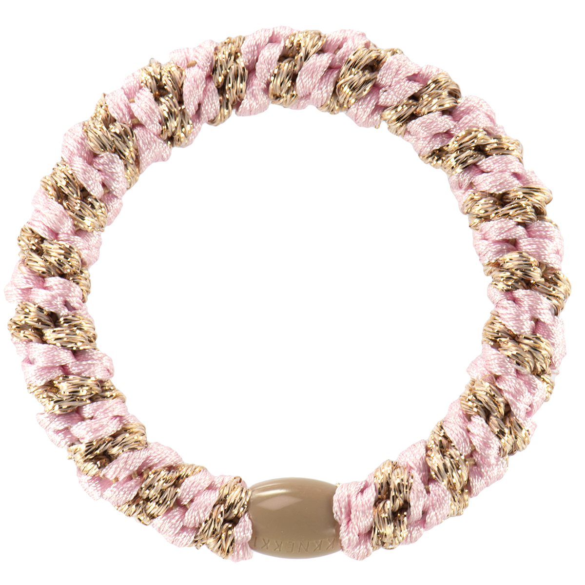 KKNEKKI (Haar)Band (LIGHT PINK BEIGE GLITTER STRIPE)