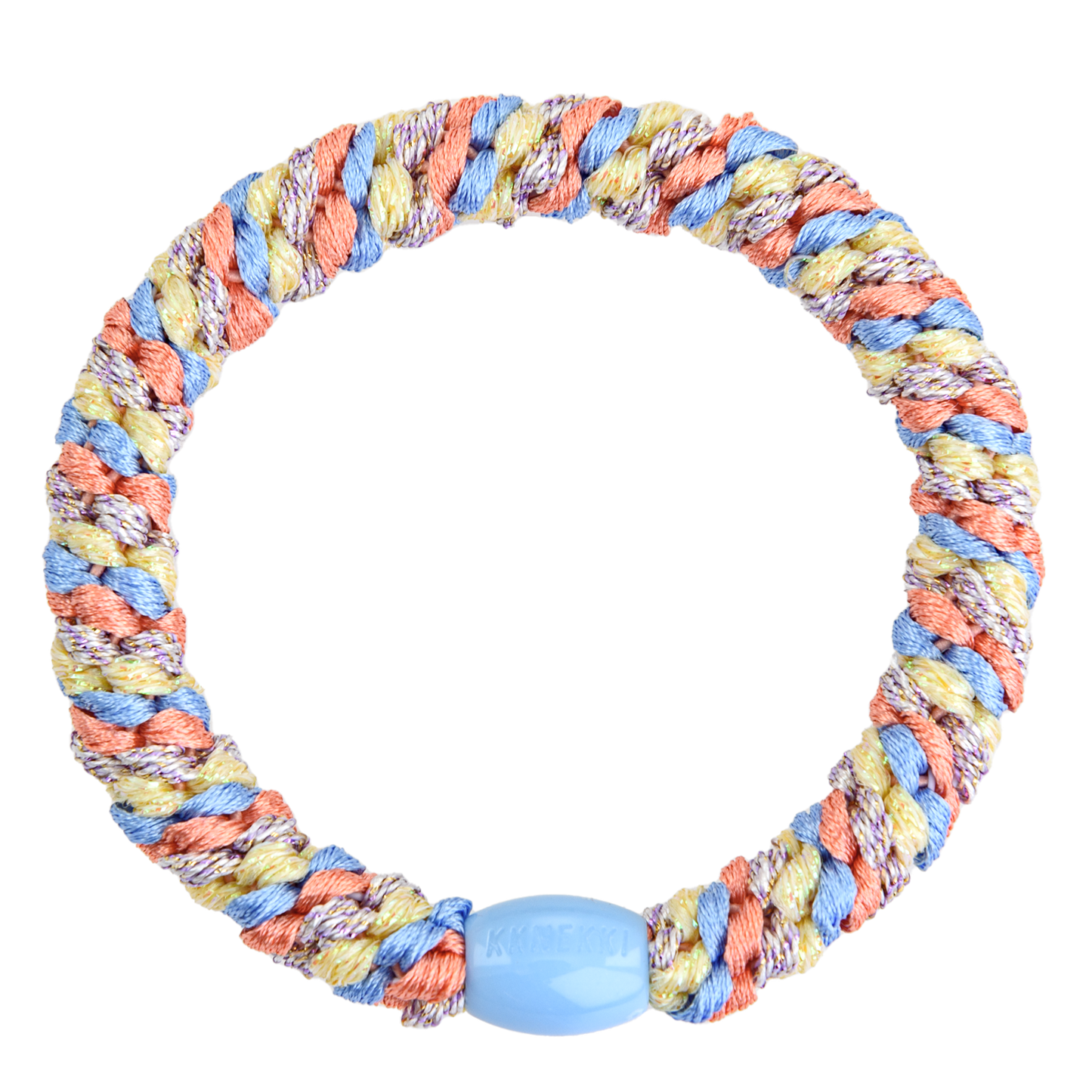 KKNEKKI (Haar)Band (MIX YELLOW-BLUEPEACH)
