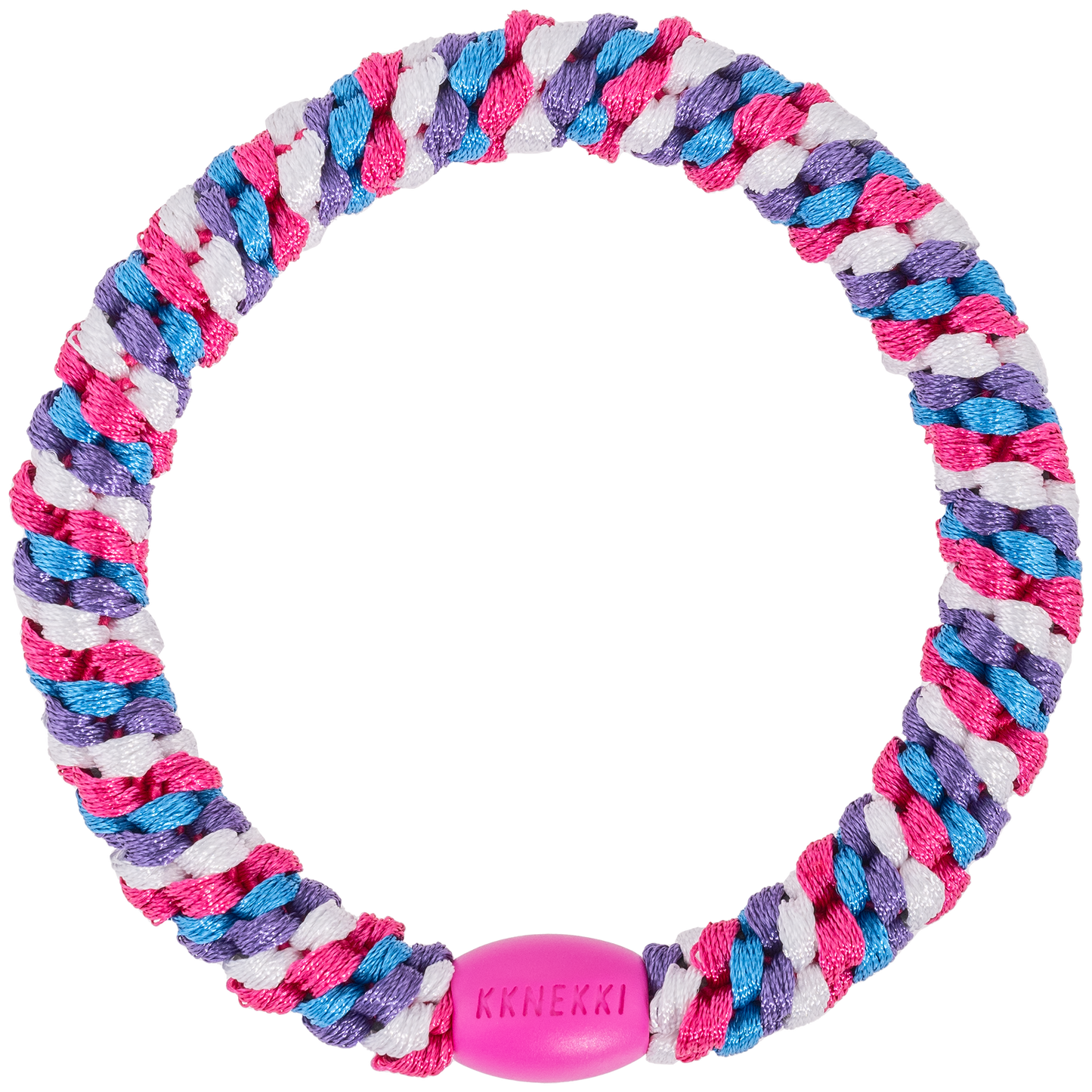 KKNEKKI (Haar)Band (MIX PURPLE IVORY BLUE)