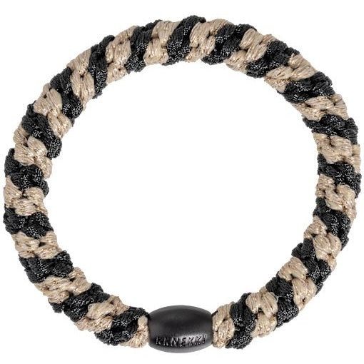 KKNEKKI (Haar)Band (BLACK BEIGE GLITTER)