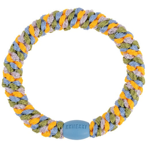 KKNEKKI (Haar)Band (MIX ORANGE SKY BLUE GLITTER)