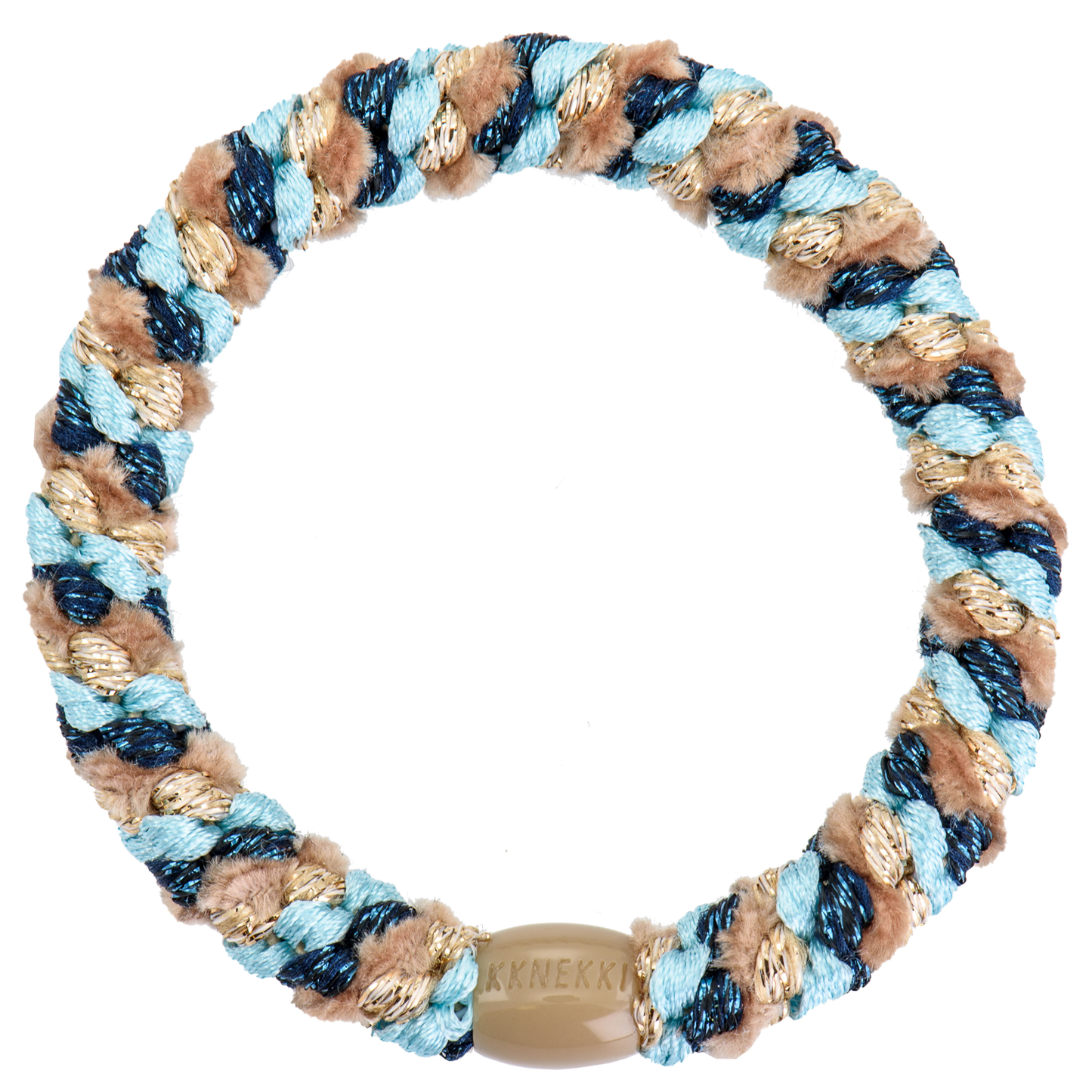 KKNEKKI (Haar)Band (MIX LIGHT BLUE BEIGE)
