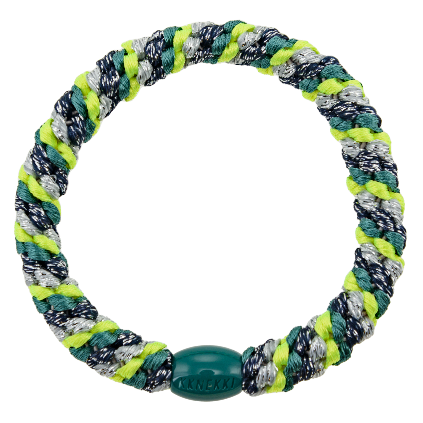 KKNEKKI (Haar)Band (NEON YELLOW GREEN GLITTER)