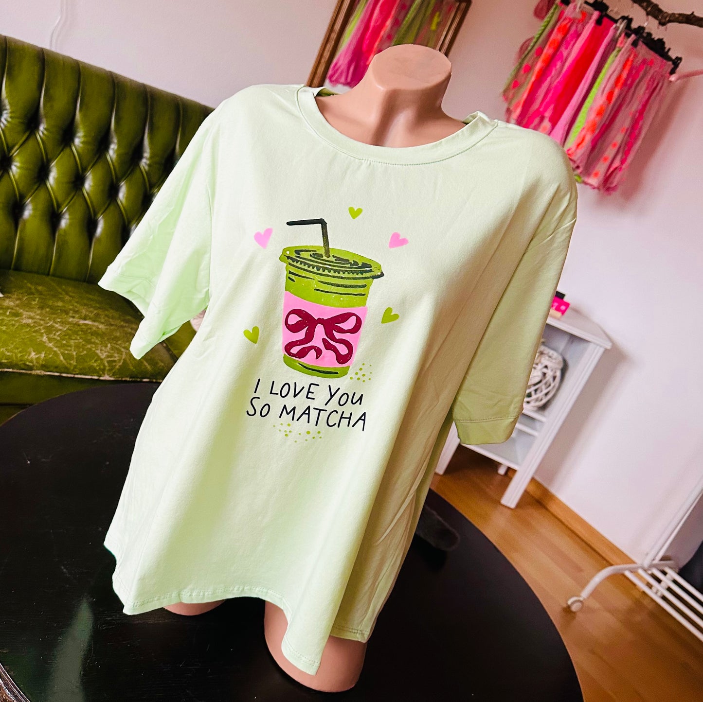 Shirt "MATCHA" mintgrün
