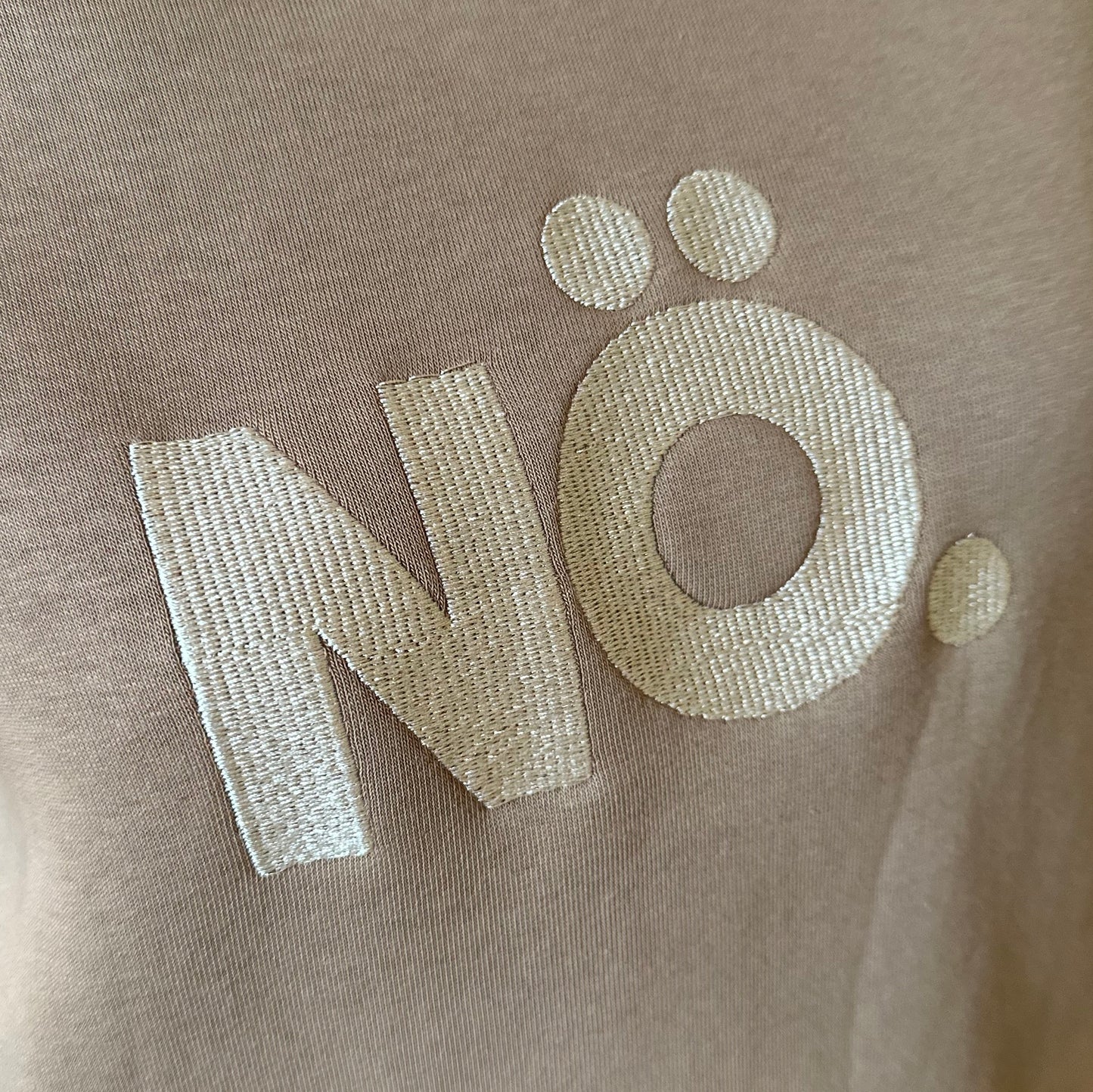 Kuschel-Hoodie "NÖ" in Beige (onesize)