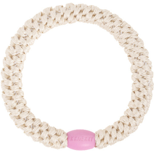KKNEKKI (Haar)Band (IVORY PINK BEAD)