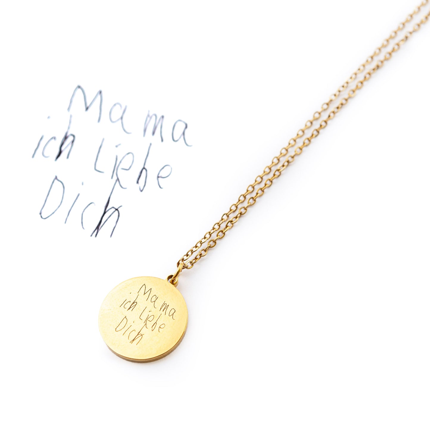 Edelstahlkette "toni" mit Wunschgravur (in gold, rosé oder silber)