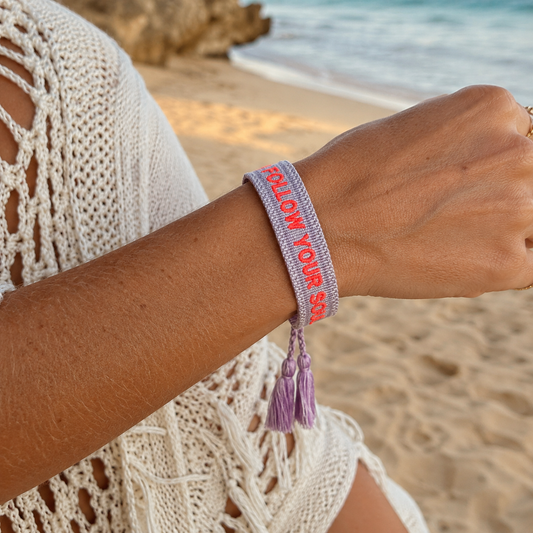 Statementarmband "FOLLOW YOUR SOUL" NEON