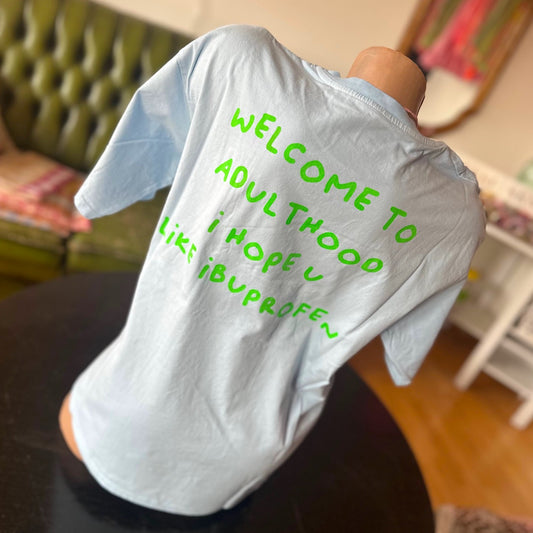 Shirt "IBUPROFEN" (HELLBLAU)