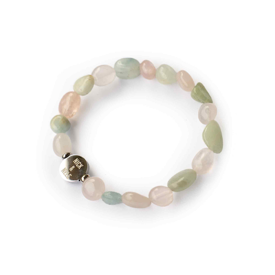 Natursteinperlenarmband 