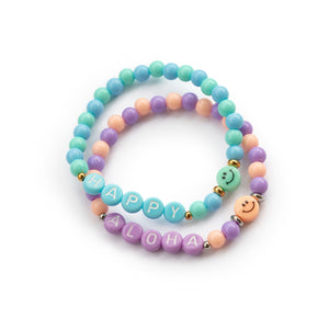 elastisches Armband "candy" mit Wunschtext (verschiedene Farbvarianten)