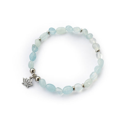 Armband "namasté" aus Natursteinperlen
