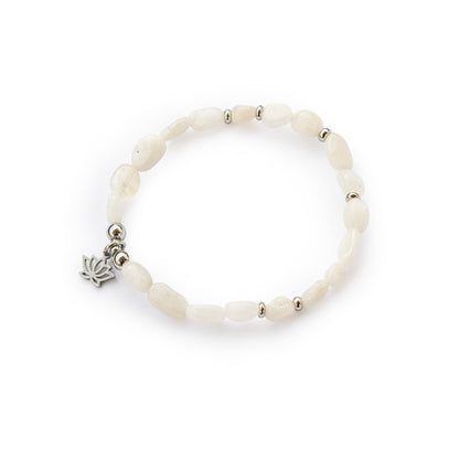 Armband "namasté" aus Natursteinperlen