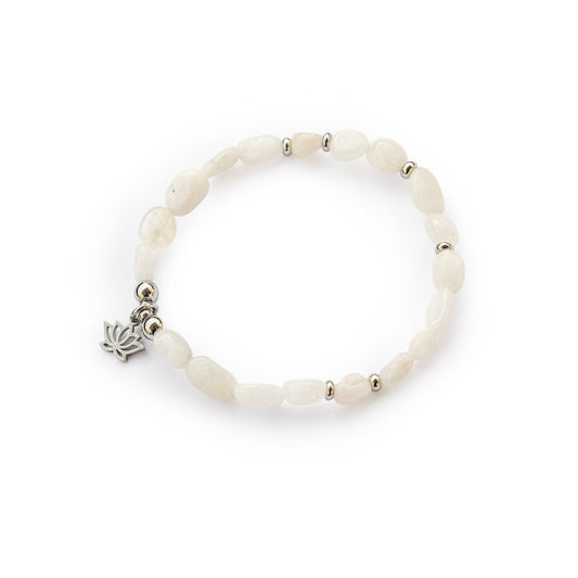 Armband "namasté" aus Natursteinperlen