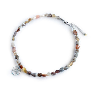 Choker "holiday" mit Meer,- oder Bergeanhänger  (verschiedene Varianten)