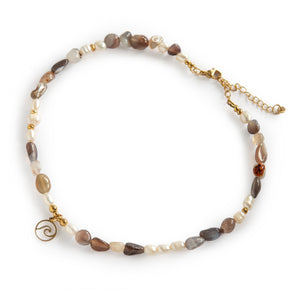 Choker "luna" mit Wunschanhänger (verschiedene Varianten)