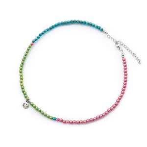 Choker/Kette "magic" mit 3D Effekt, viele Farbvarianten (mit oder ohne Anhänger)