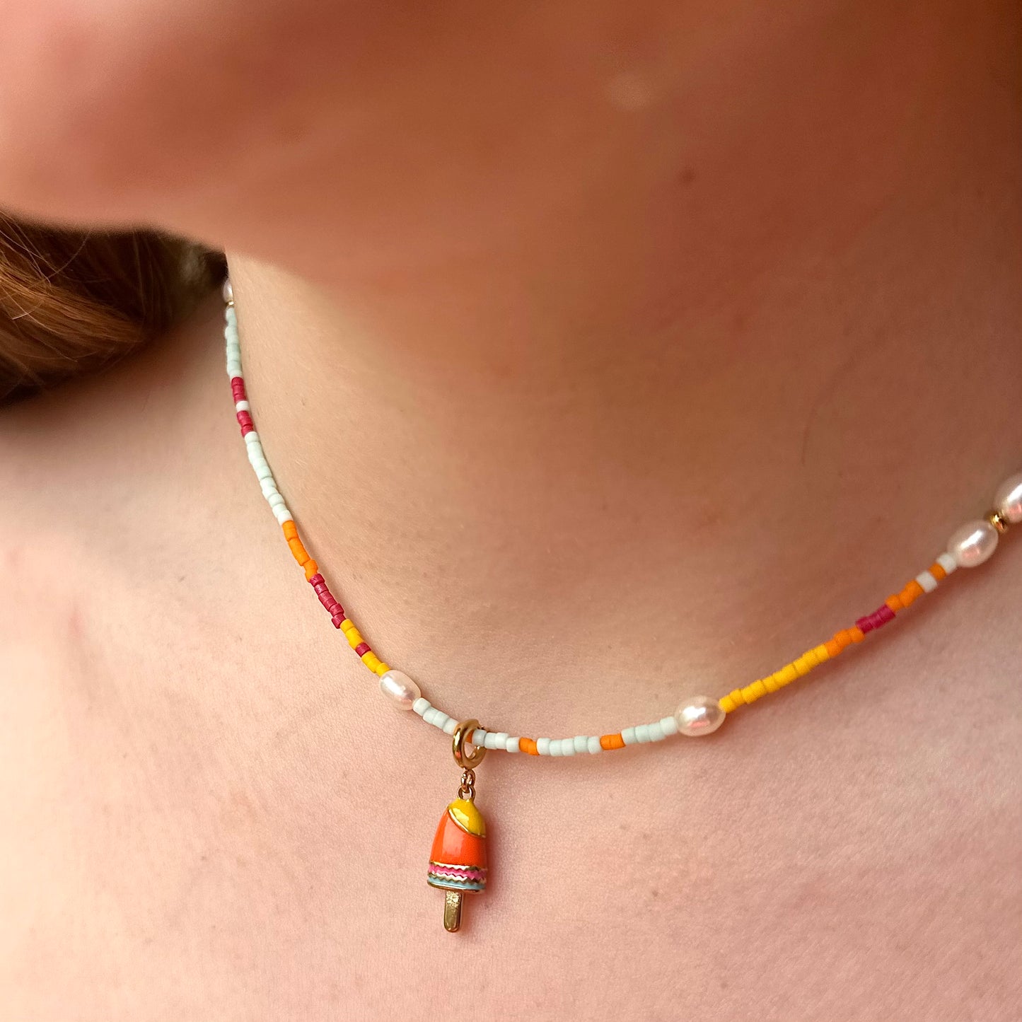 Choker "ice" (in Gold)