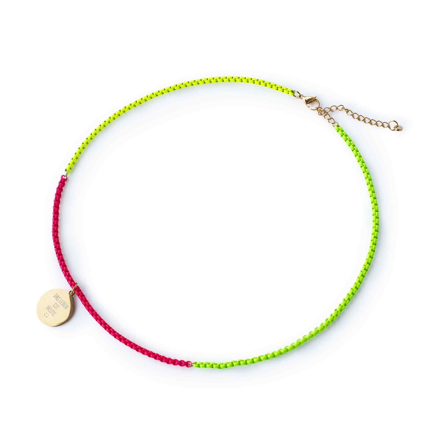 Choker/Kette "steelpop" mit Gravuranhänger