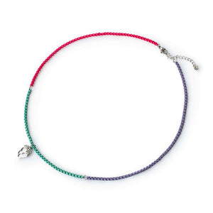 Choker/Kette "steelpop" mit Wunschanhänger (verschiedene Farben zur Auswahl)