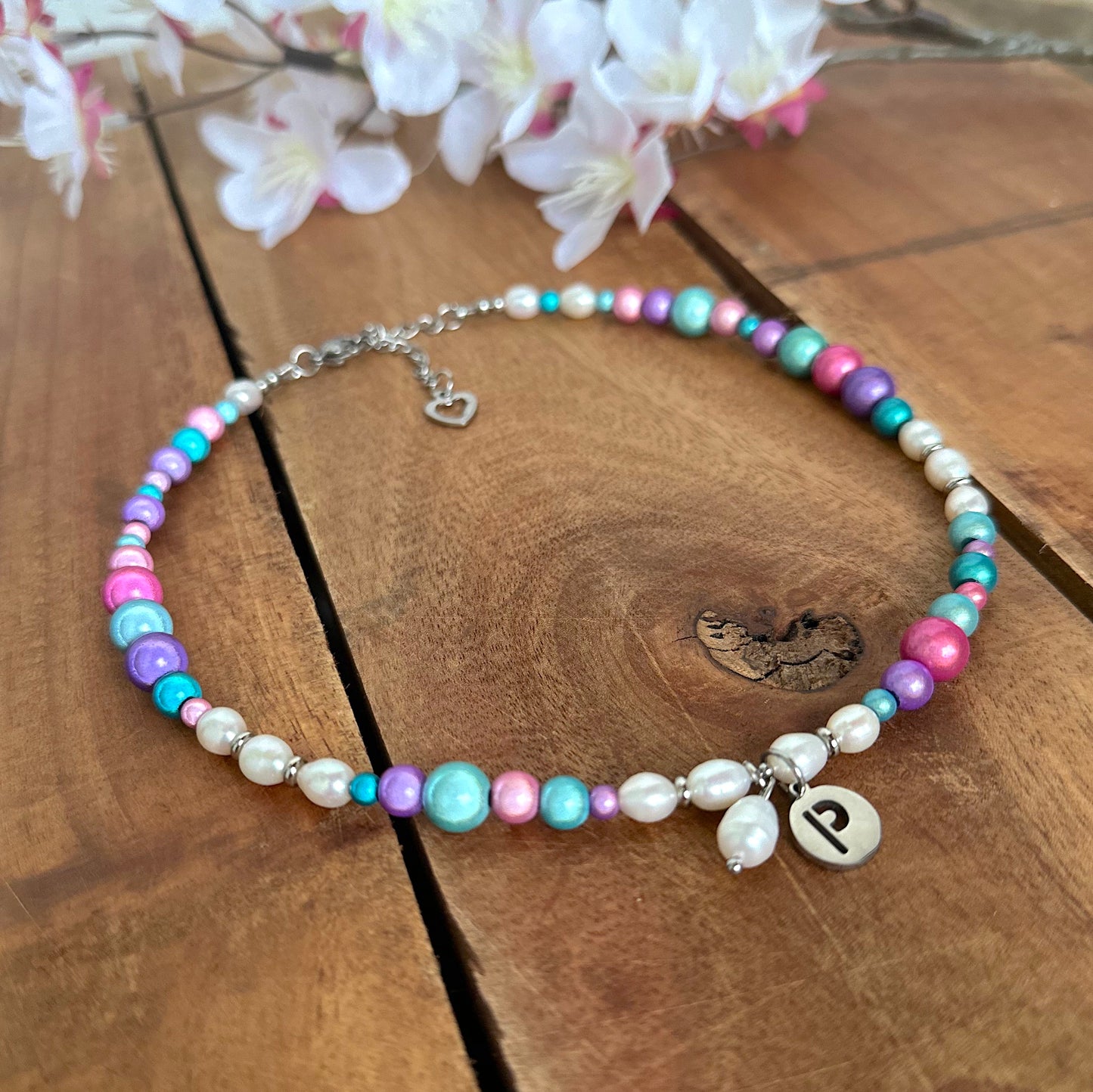 Choker "MagicLove" mit Wunschanhänger in Gold oder Silber (verschiedene Farben zur Auswahl)