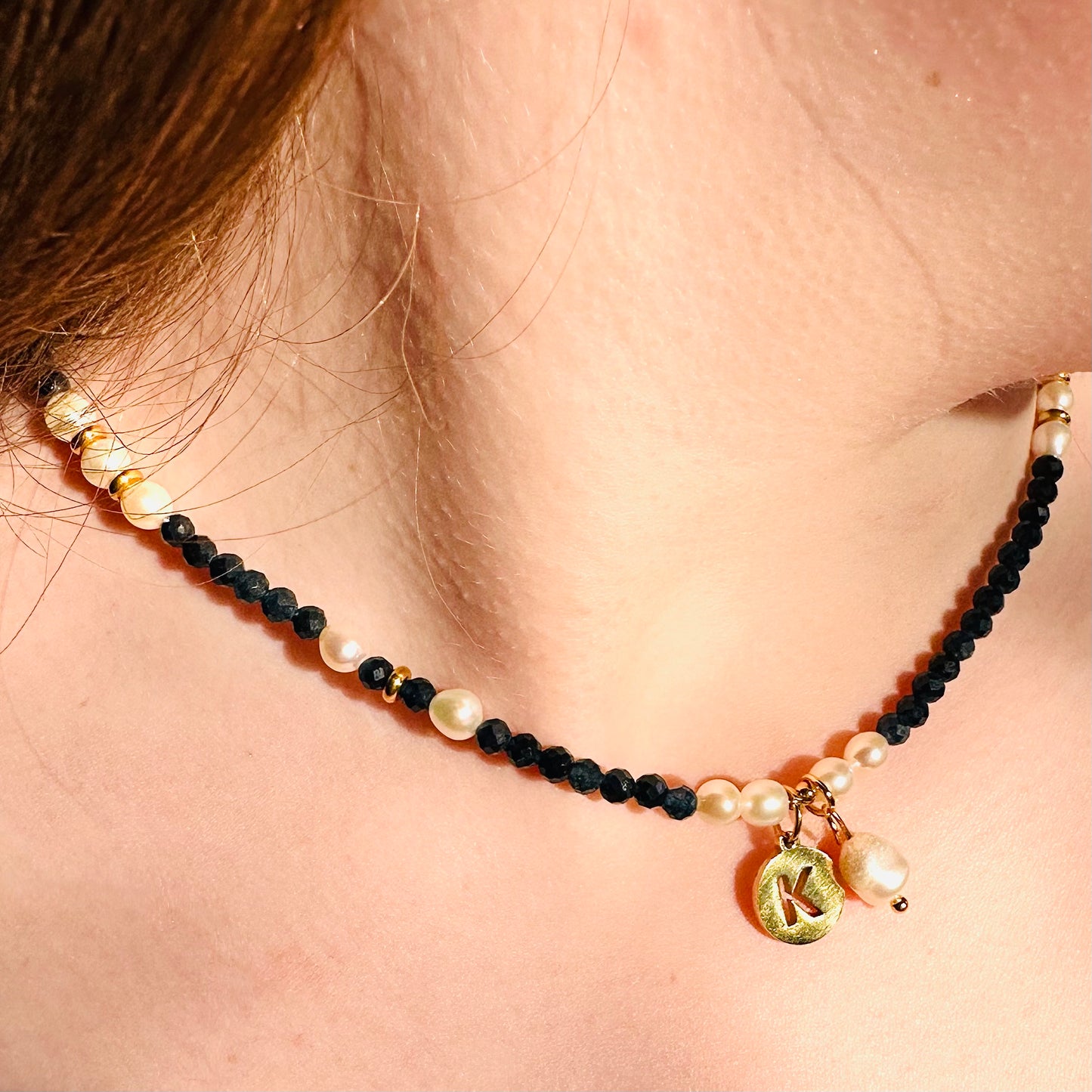 Choker "midnight" (in Gold oder Silber)