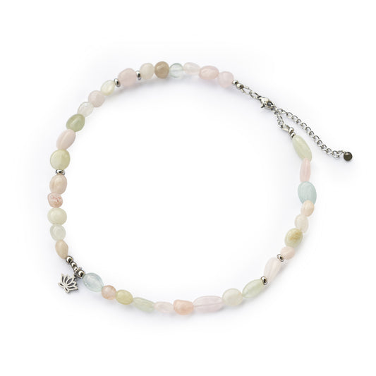 Choker "namasté" aus Natursteinperlen