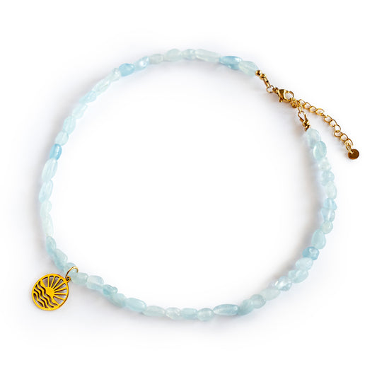 Choker "holiday" mit Meer,- oder Bergeanhänger