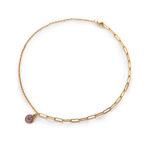 Kette "gutelaune" in Gold oder Silber mit Smileyanhänger (3 Farben zur Auswahl)