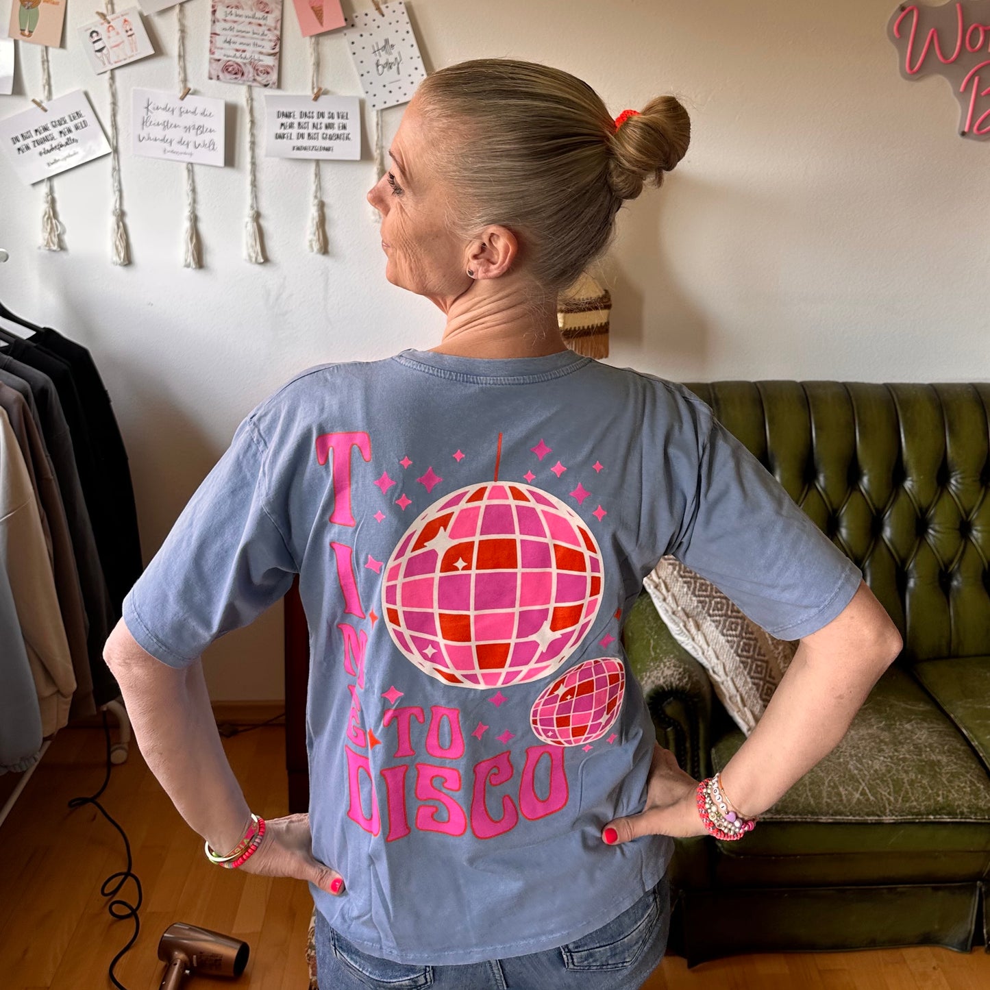 Shirt "DISCO" (BLAU)