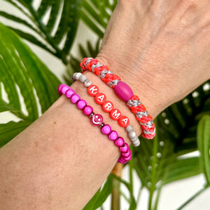 FLOTTER DREIER "pink power" (mit Wunschtext)