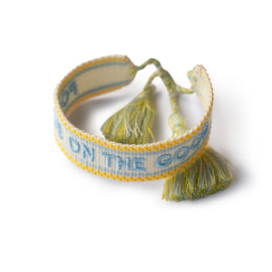 Statementarmband aus Baumwolle (FOCUS ON THE GOOD)