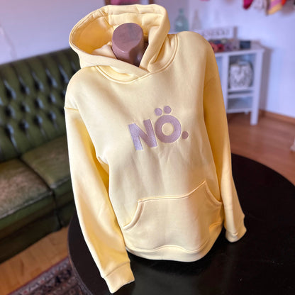 Kuschel-Hoodie "NÖ" in Gelb (onesize)