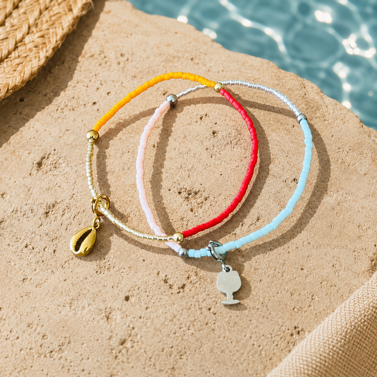 Armband "mini-mood" in deiner Wunschfarbe (und mit Wechsel-Charm)