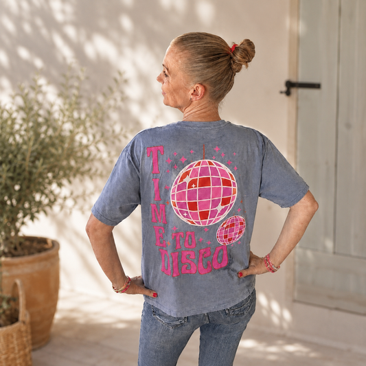 Shirt "DISCO" (BLAU)