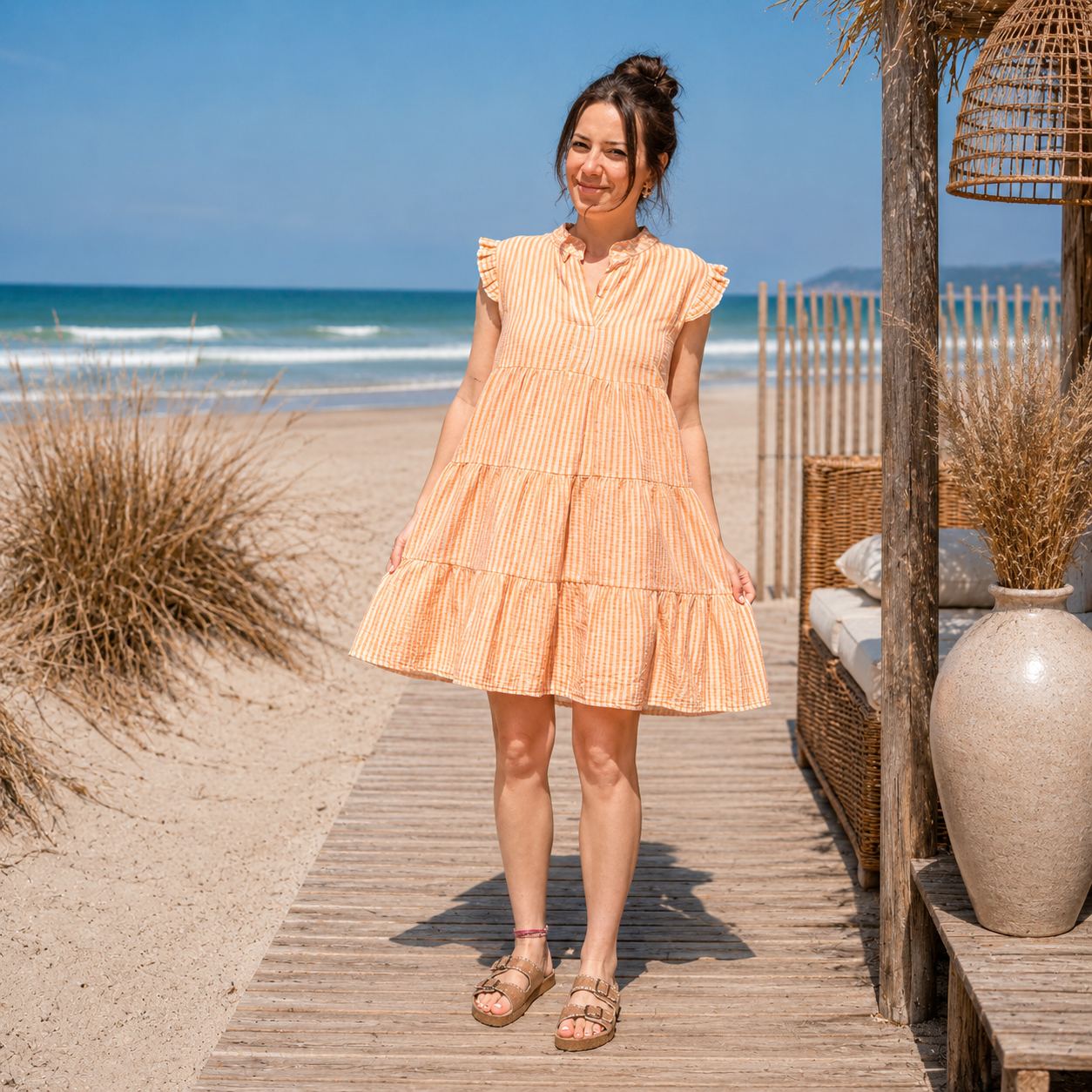 Musselinkleid "BEACH" (oneSize)