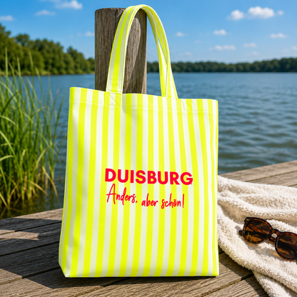 Statementtasche "NEONSTRIPE" l verschiedene Schriftfarben und Sprüche zur Auswahl