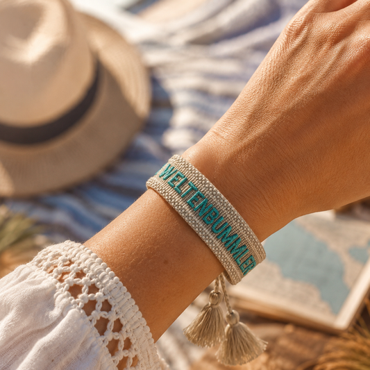 Statementarmband "WELTENBUMMLER"