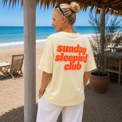Shirt "SUNDAY" (GELB/NEON) oneSize