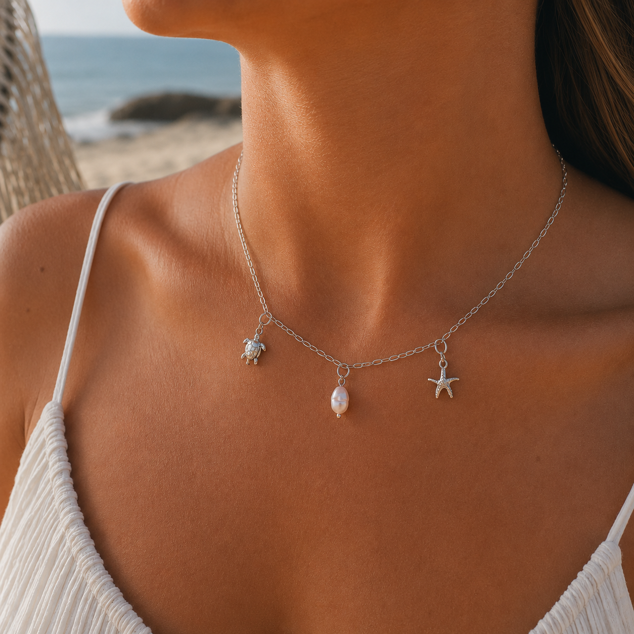 Wechselchoker "ministeel" in gold oder silber (mit Wechsel-Wunschanhänger)