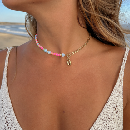 Choker "Pearl Fusion NEON" mit Wunschanhänger
