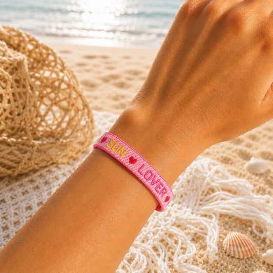 Statementarmband "SUN LOVER" (mit Druckknopf)