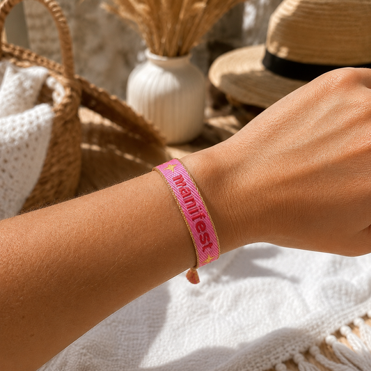 Statementarmband "manifest" (mit Druckknopf)