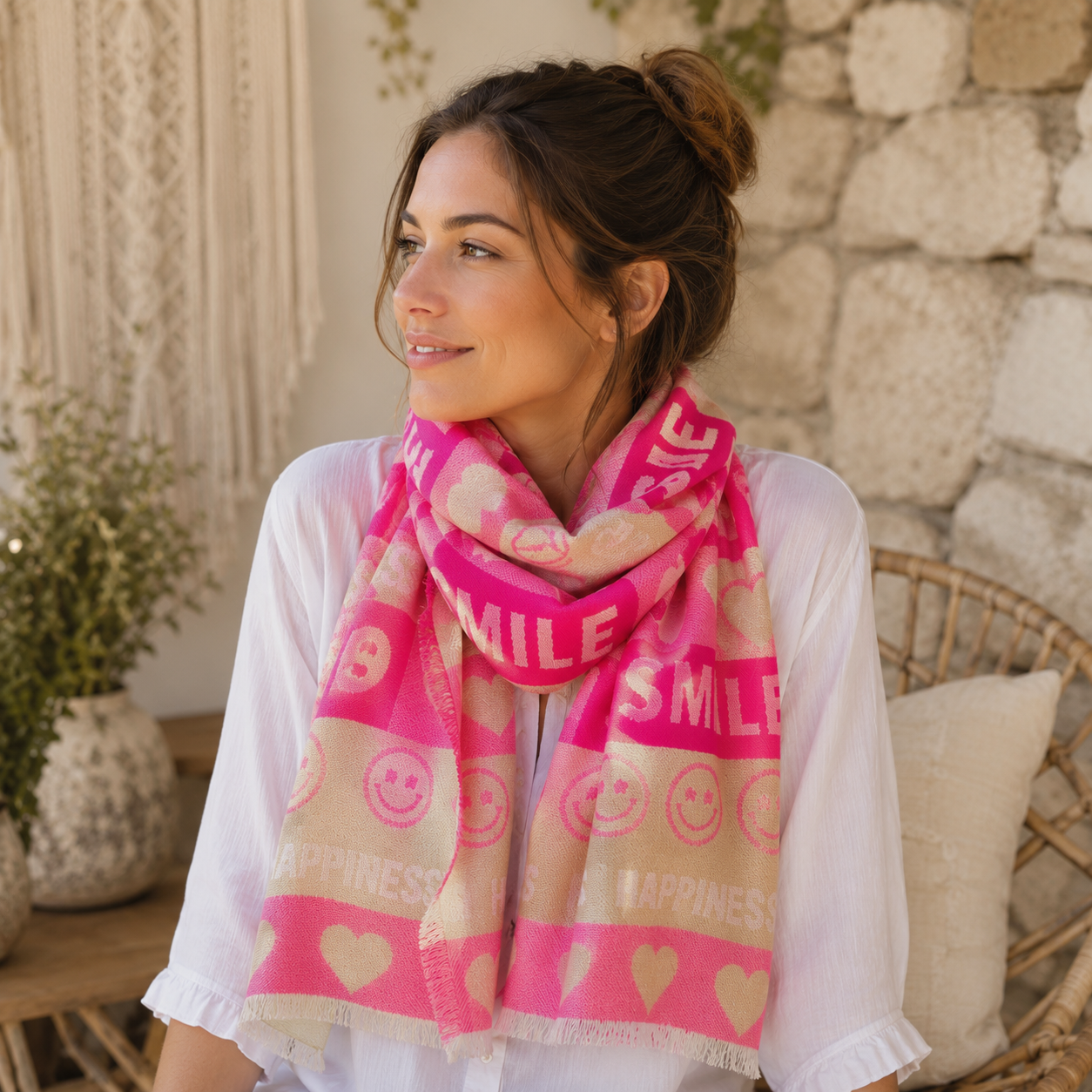 XXL-TUCH "SMILE" (pink)
